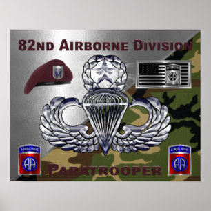 Poster 82e division aéroportée