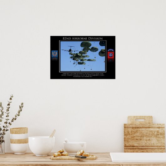 Poster 82e division aéroportée (Cuisine)