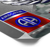 Poster 82e division aéroportée (Coin)