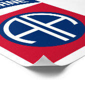Poster 82e division aéroportée Insignia (Coin)