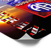 Poster 82e division aéroportée Vétéran de la FEO (Coin)