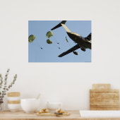 Poster 82e saut en vol de l'affiche C-17 (Cuisine)