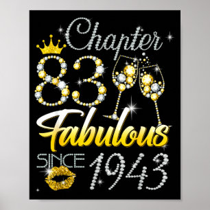 Poster 83e anniversaire reine chapitre 83 fabuleux depuis