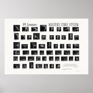 Poster 84 Asanas: Masters' Core System