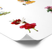 Poster 84 Enfants à fleurs (Coin)