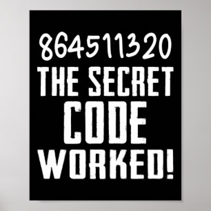 Poster 864511320 Le Code Secret a Fonctionné ! Trump a Pe