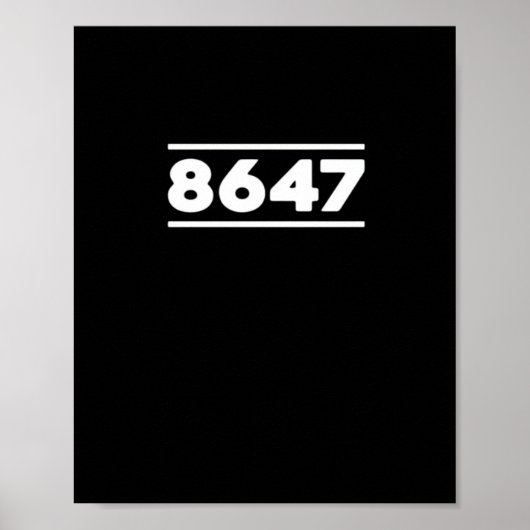 Poster 8647 - Conception Antifasciste Design Classique (Devant)
