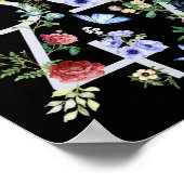 Poster 8647 Floral Boho Anti Trump Subtil (Coin)