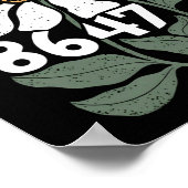 Poster 8647 Résistez Subtil Daisy Floral Foxtrot Delta Ta (Coin)
