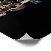Poster 8647 Style Drapeau Distressé (Coin)