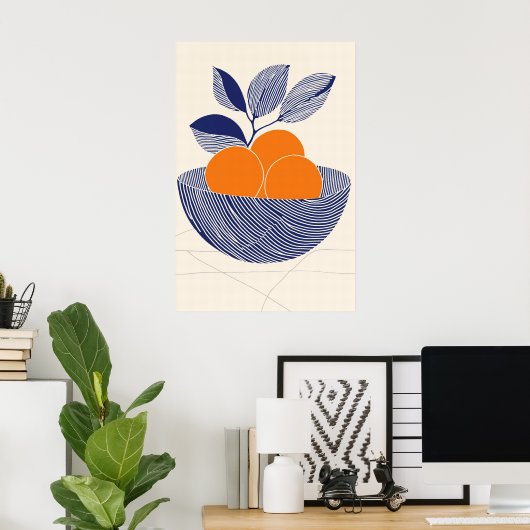 Poster 866 Abstrait (Bureau à domicile)