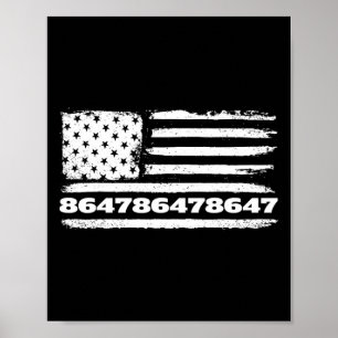 Poster 86 47 Anti-trump 8647 Subtil Anti Trump