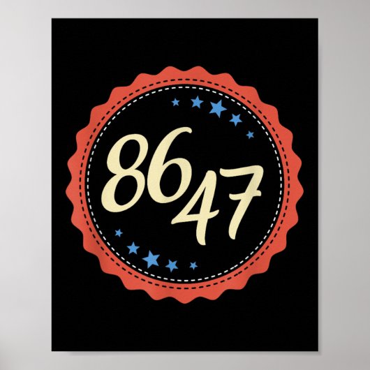 Poster 86 47 Anti Trump drôle (Devant)