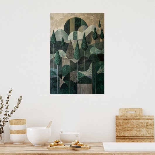 Poster 870 Abstrait (Cuisine)