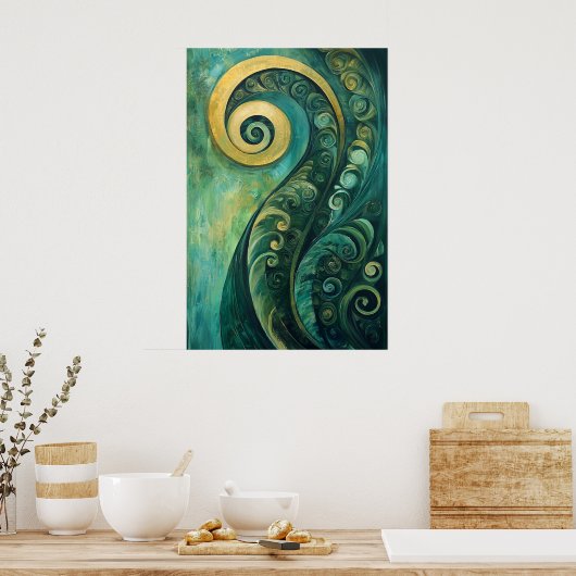 Poster 873 Abstrait (Cuisine)