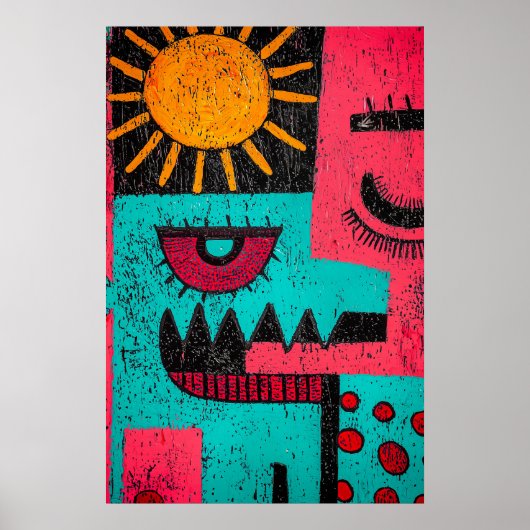 Poster 878 Abstrait (Devant)