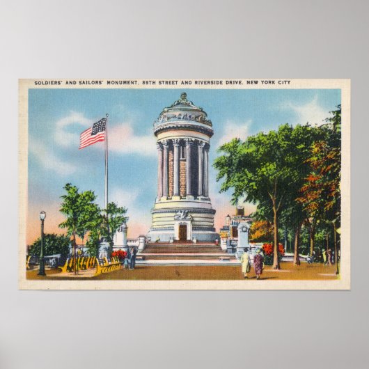 Poster 89th St & Riverside Drive Soldiers' (Devant)