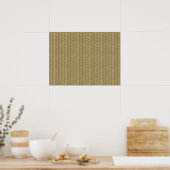 Poster 8 bits Pixel Tatami Mat 畳 (Cuisine)