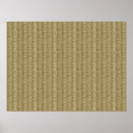 Poster 8 bits Pixel Tatami Mat 畳 (Devant)