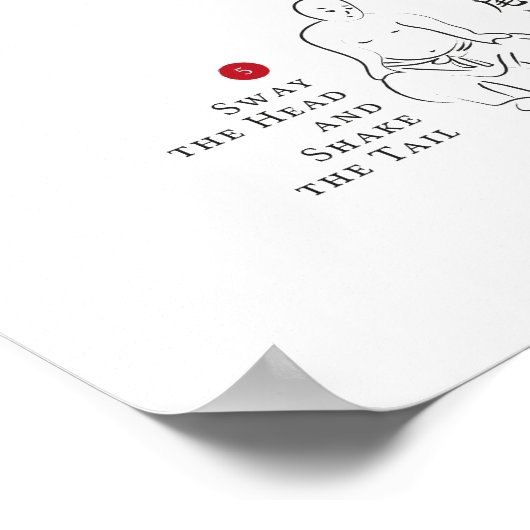 Poster 8 Brocades Ba Duan Jin QiGong (Coin)