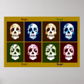 Poster - 8 Crâne (Devant)