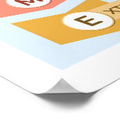 Poster 8 Formes de déchets 2 (Coin)