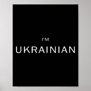 Poster 8 mai Président Volodymyr Zelensky Je suis ukraini
