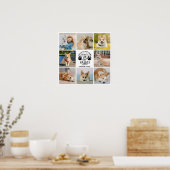 Poster 8 Photo Collage Pet Souvenir commémoratif (Cuisine)