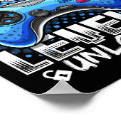 Poster 8 Vidéo Déverrouillée Jeu 8e Anniversaire Gamer Ca (Coin)