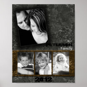Poster 8"x10" 4 Fente Famille Collage Montage Enked