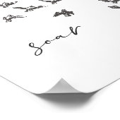 Poster 8 x 10, Décor Art Motivationnel (Coin)