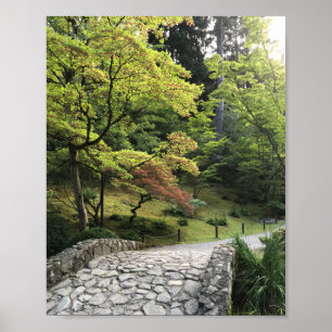 Poster 8 x 10 Premium Gloss Poster, Jardins Japonais, WA