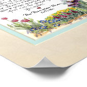 Poster 8 x 20 Pour construire une maison heureuse, Parche (Coin)