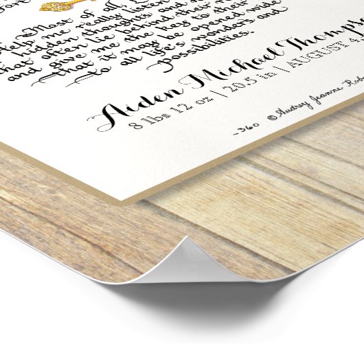 Poster 8 x 24 Construire un enfant en santé - Grange clôt (Coin)