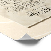 Poster 8 x 24 Pour construire un amour durable Crème Dama (Coin)