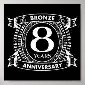 Poster 8E anniversaire mariage bronze (Devant)