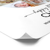 Poster 8e Anniversaire Numéro 8 Collage Photo Image Perso (Coin)