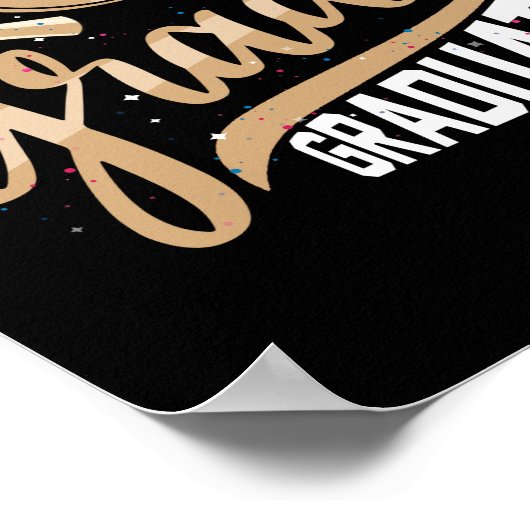 Poster 8e classe de fin d'études 2022 Graduation Senior (Coin)