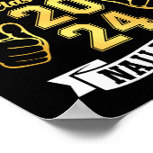 Poster 8e Grade Cl De 2024 Clôturé Il Graduation (Coin)