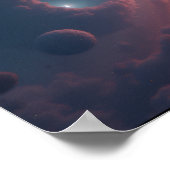 Poster 8K Multiverse Horizons : Voie lactée et dimensions (Coin)