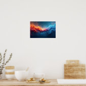 Poster 8K Visions Abstraites : Textures Modernes & Art Fl (Cuisine)