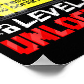 Poster 8th Grade Level Unlocked Gamer First Day Of School (Coin)