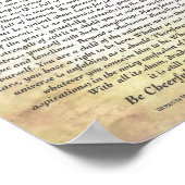 Poster 8x10 Desiderata Poem & autres tailles aussi! (Coin)