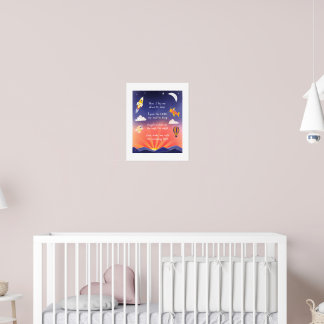 Poster 8x10 Imprimer - Prière nocturne pour enfants