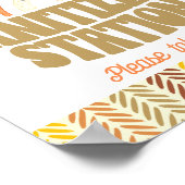 Poster 8x10 Sanitizer Station Boho Woodland Fox Anniversa (Coin)