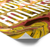 Poster 8x12 Marbre jaune Art chrétien Imprimer Semi brill (Coin)