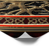 Poster [900] Vegvisir - Viking Gold Magic Runic Compass (Coin)