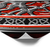 Poster [901] Maître Mason - Carré et Compas Argent (Coin)