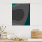 Poster 906 Le Monde Est Abstrait (Cuisine)