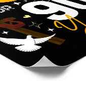 Poster 90 Birthday Blessed By God For 90 Years Old 90th B (Coin)